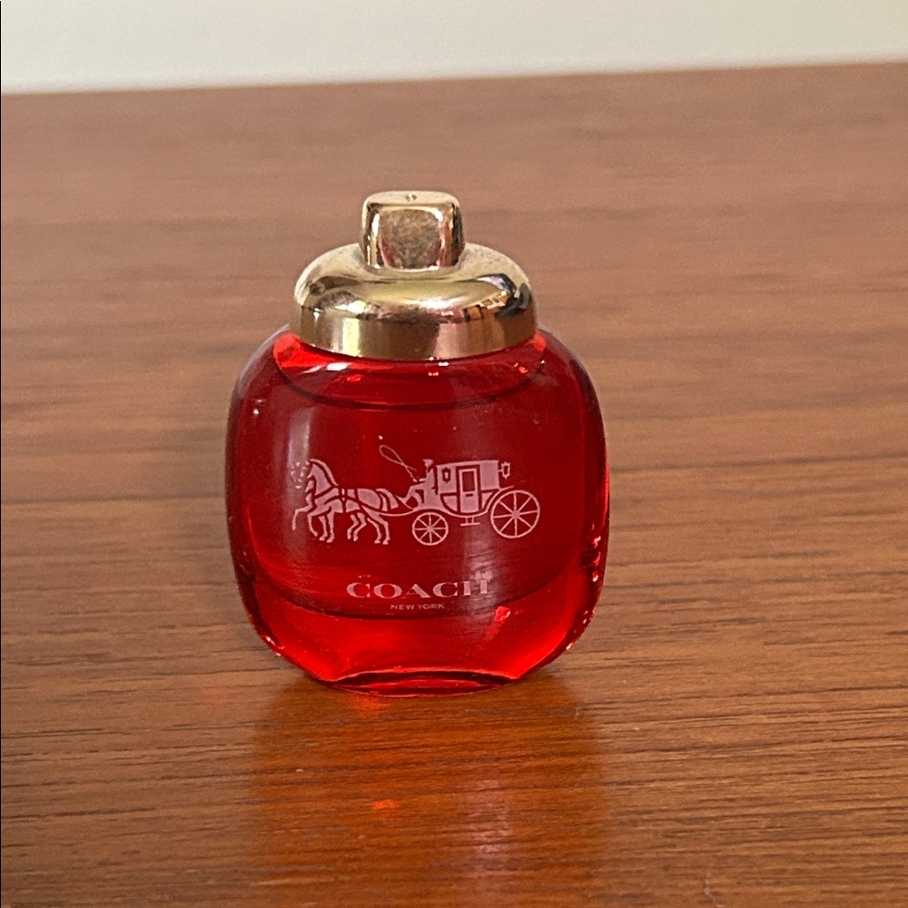 Coach red mini perfume